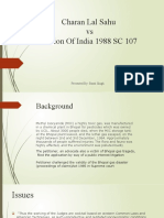 Charan Lal Sahu Vs Union of India 1988