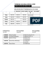 TIME TABLE BS Poultry 5th