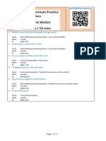 P1 1 Forces and Motion Formula Based