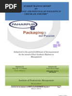 Download Significance  Potential of Packaging in Chocolate Industry by Vishal Singh SN60797159 doc pdf