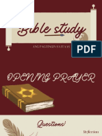 1 - Bible Study