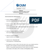 Assignment / Tugasan EBMP2203 Introduction To Manufacturing Systems SEPT 2022