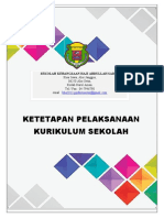 KETETAPAN KURIKULUM