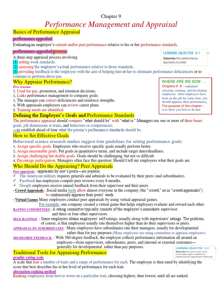 9-Performance Management and Appraisal | PDF