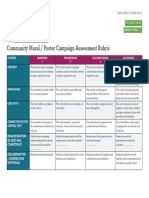 3-5DS - Community Mural Rubric