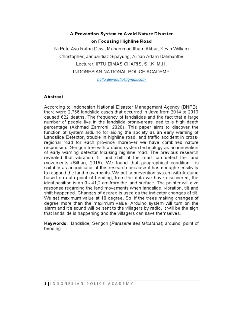 Indonesian Police Academy Ni Putu Ayu Ratna Dewi Pdf