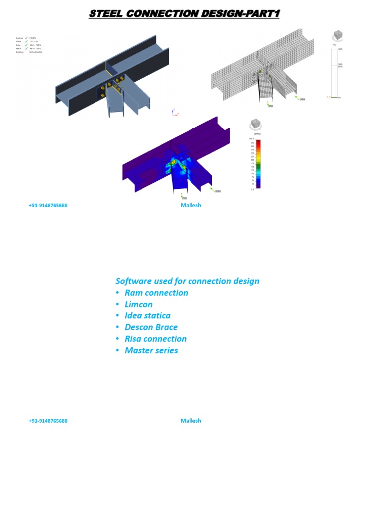 Steel Connection Design Overview | PDF