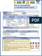 Sesión de Aprendizaje TUTORIA