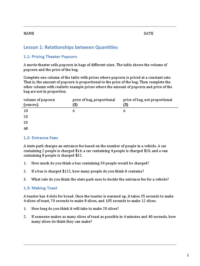Algebra 1 Practice | PDF | Prices