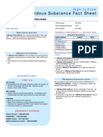 Hazardous Substance Fact Sheet: Right To Know