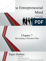 Chapter 7 - Developing A Business Plan