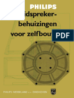 Philips Luidsprekerbehuizingen Voor Zelfbouw.1966 EL1215