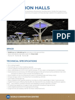 Jio World Convention Centre Exhibition Halls Factsheet - 2022