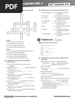 PREPARE 3 Vocabulary Plus Unit 01