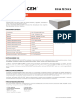 Tds Placa de Cemento Isoplac-Cem