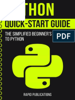 Publications, Rapid - Python Quick-Start Guide - The Simplified Beginner's Guide To Python (2021)