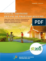 Analisis Sosial Ekonomi Petani Di Provinsi Maluku - Hasil Survei Pendataan Petani 2013