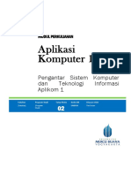 UMB010 Aplikom1- 02-Pengantar Sistem Komputer dan Teknologi Informasi