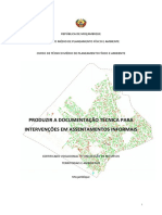 UCP15 Produzir a Documentação Técnica Para Intervenções de Assentamentos Informais