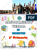 Razonamiento Verbal - 4° Bimestre