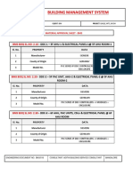 Material Approval Sheet - Building Management System