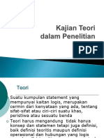 Teori Dalam Penelitian