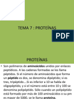 Proteínas: estructura y clasificación