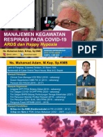 Manajemen Kegawatan Respirasi (ARDS & Happy Hypoxia) - DPK IMDS - 01 Mei 2021 - Adam