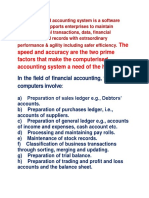 Computerized Accounting Soft Ware