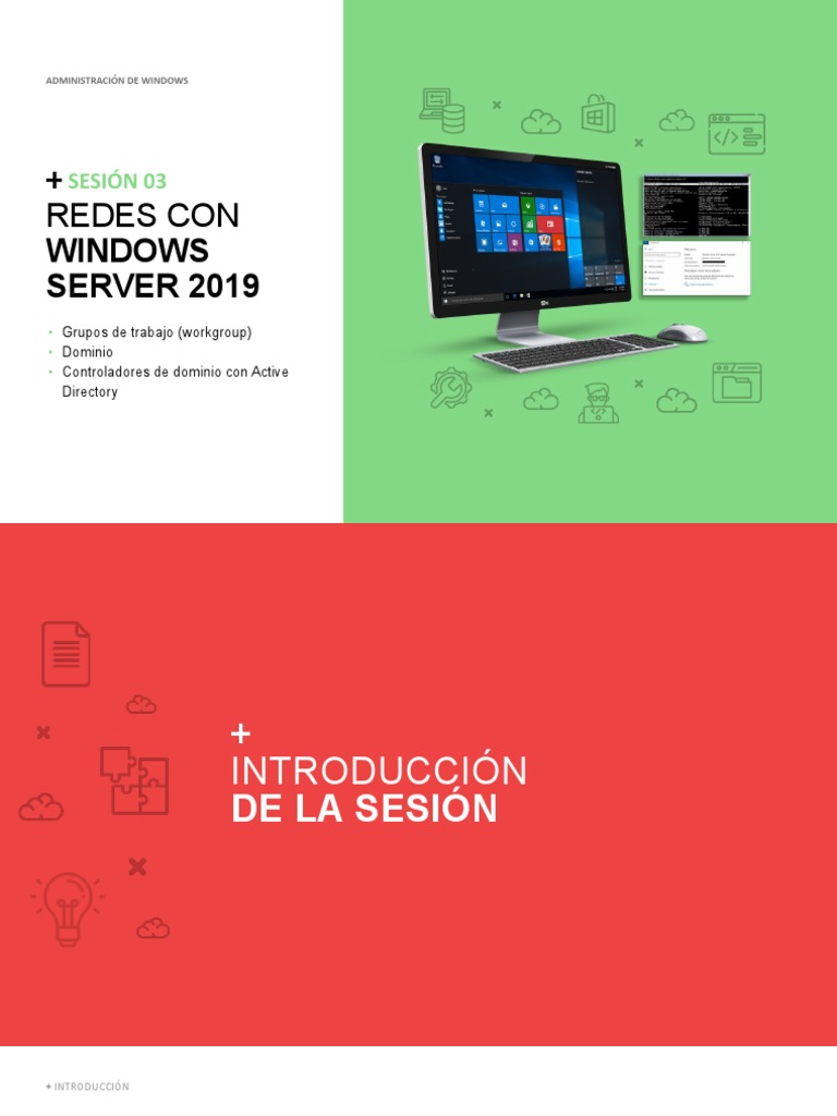 Administración de Redes en Windows Server 2019 | PDF | Directorio ...