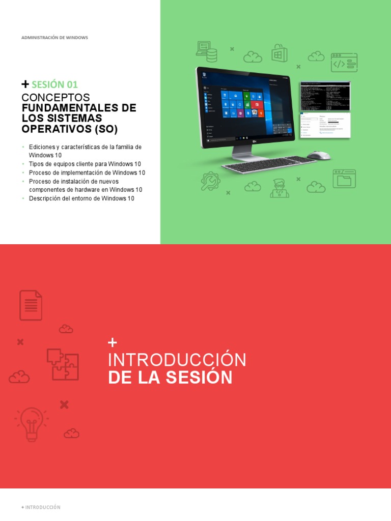 s01 Presentacion | PDF | Windows 10 | Microsoft Windows