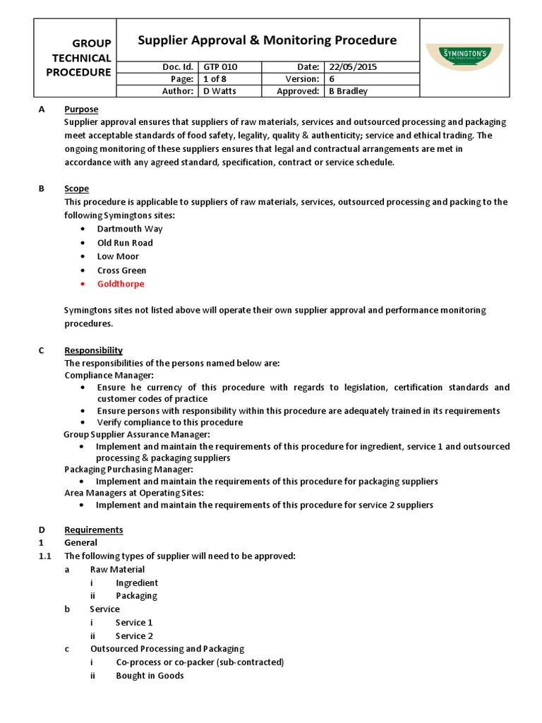 M Policies To PNC Waterland PDF Packaging And Labeling Supply Chain
