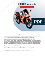 CFMoto CF150 V-Night Motorcycle Owner's Manual PDF