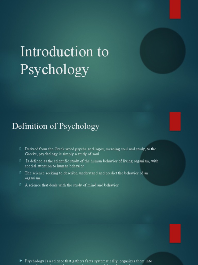 Introduction To Psychology | PDF