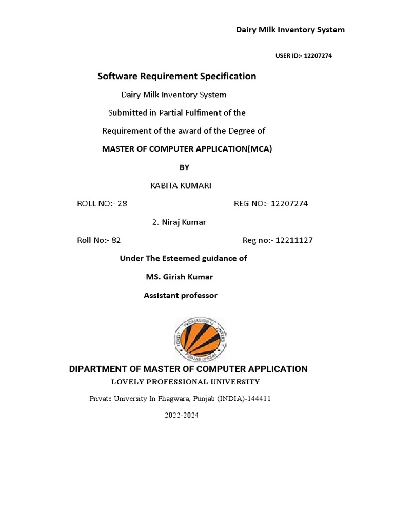 Dairy Milk Inventory Management System | PDF | Expense | Cheese