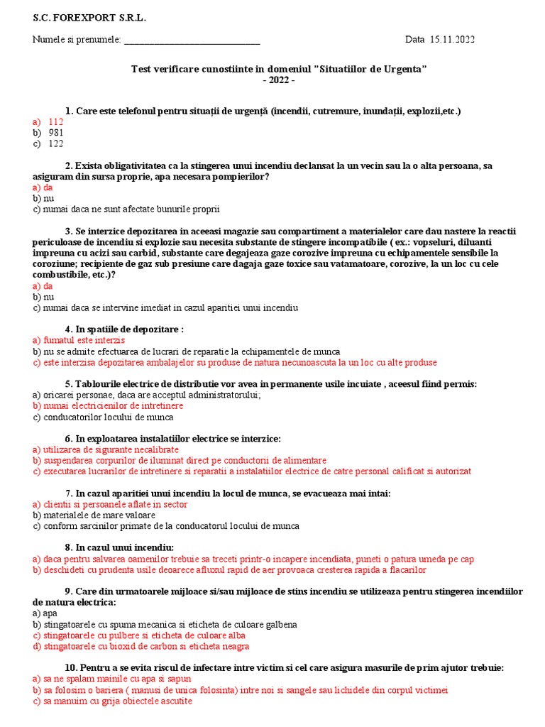 Teste PSI 2022 | PDF