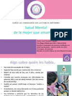 Salud Mental de La Mujer Que Amamanta