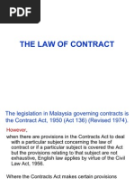 2) Law of Contract