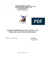 Cuadro Comparativo de La Etica y Otras Disciplinas