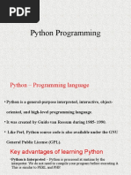 Python Programming - Introduction All