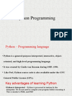 Python Programming - Introduction All