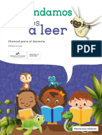 Manual para Docentes Aprendamos A Leer Kinder