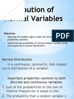 Distribution of Normal Variables