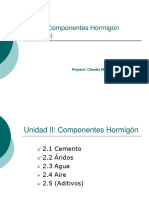 Clase V - Componentes Hormigon (Agua-Aditivos) - Sin Foto