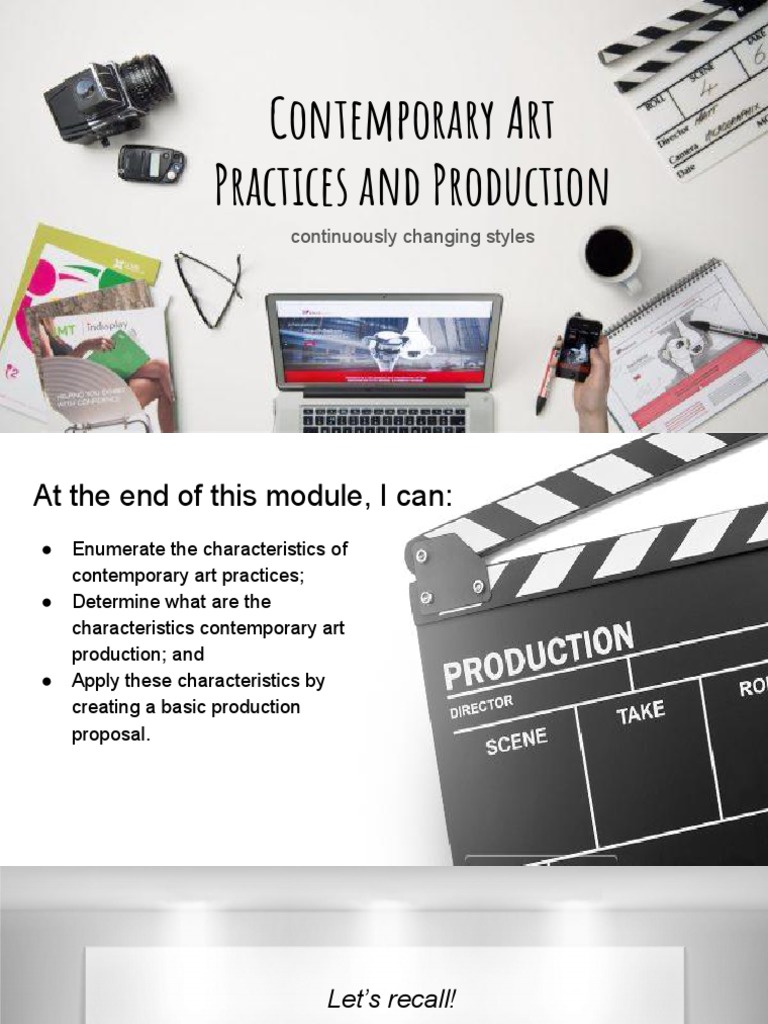 Characteristics of Contemporary Art Practices | PDF | Contemporary Art ...
