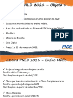 Escolha PNLD 2021 - Ensino Médio