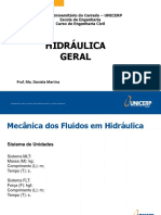 UNICERP Engenharia Civil Hidráulica Geral