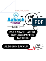 Aakash CSS 02 Based On AIATS - O2