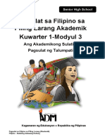 PilingLarang Akademik12 Q1 Mod3 Pagsulat-ng-Talumpati Ver3