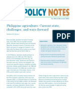 Philippine Agriculture Current State, Challenges, and Ways Forward